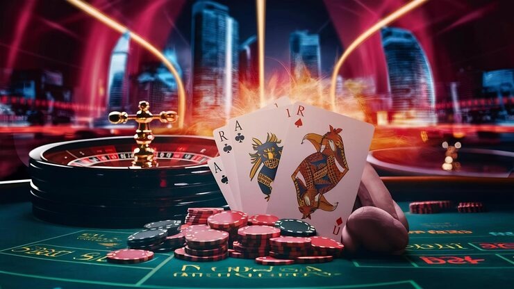 Phoenix Rises slot game interface on kera jitu: reels, paylines, bet selector, spin button